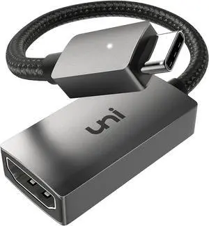 USB C to HDMI Adapter 4K, South City Mall Sturdy Aluminum HDMI to USB C (Thunderbolt 3) Adapter, Compatible for MacBook Pro/Air, iPad Pro, iPad Air 4, iMac, XPS 13/15, Surface Pro 7, S20, and More -