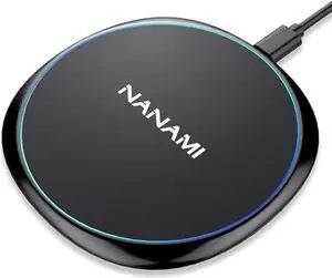 Fast Wireless Charger 7.5W Charging Pad Compatible iPhone 16/16 Plus/16 Pro/16 Pro Max/15/14/13/12 10W Qi Charger for  Galaxy S25/S25 Ultra/S24/S24 Ultra//S23/S22/S21 & 5W AirPods 2