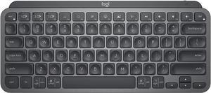 Logitech MX Keys Mini Minimalist Wireless Illuminated Keyboard, Compact, Bluetooth, Backlit, USB-C, Compatible with Apple macOS, iOS, Windows, Linux, Android, Metal Build - Graphite