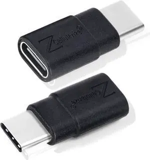 USB C Extender Adapter Straight (2 Pack) 40Gbps 240W Cable Extension Type-C Low Profile Male to Female Thunderbolt QC & Data Transfer for USB-C Devices