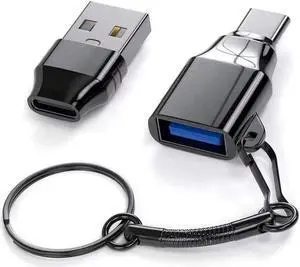 USB C to USB Adapter and USB to USB C Adapter USB C Male to USB Female Adapter and USB Male to USB C Female Adapter Compatible with USB/USB C/Type C or Thunderbolt 3 Devices