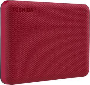 Canvio Advance 2TB Portable External Hard Drive USB 3.0, Red - HDTCA20XR3AA