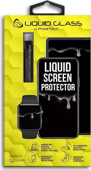 Liquid Glass Screen Protector for Up to 4 Devices | Universal for All Smartphones Tablets Smart Watches