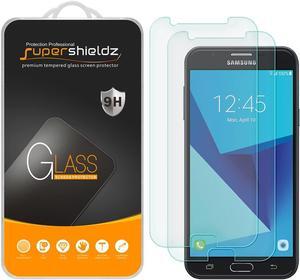 Supershieldz (2 Pack) Designed for Samsung Galaxy J7 (2017) Tempered Glass Screen Protector, 0.33mm, Anti Scratch, Bubble Free