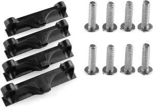 DGZZI CPU Fan Retainer Bracket 4PCS Black CPU Fan Support Bracket for AM4