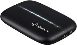 Elgato HD60 S+, External Capture Card, Stream and Record in 1080p60 HDR10 or 4K60 HDR10 with ultra-low latency on PS5, PS4/Pro, Xbox Series X/S, Xbox One X/S, in OBS and more, works with PC and Mac