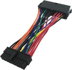 COMeap 24 Pin Female to Mini 24 Pin Male ATX Main Power Adapter Cable for DELL Optiplex 380 580 760 780 960 980 3.94-inch(10cm)