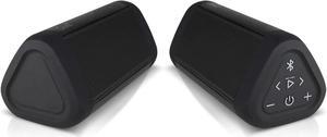 OontZ Ultra Bluetooth Speaker, Dual Edition Waterproof Bluetooth Speaker, Aux input, 14 Watts, Surround Sound, Rich Bass, Portable Wireless Speaker, Indoor Outdoor Speaker 20 hrs playtime (Black-Dual)