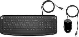 Pavilion Wired Keyboard and Mouse 200 (Black 9DF28AA)