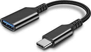 USB C OTG Adapter USB C to USB Adapter for Samsung Galaxy S9/S10/S20/S21/S21+ Note 10/10+/20 Ultra Thunderbolt 3 to USB 3.0 Female On The Go Cable Compatible with MacBook Pro/Air 2020 iPad Pro 2020