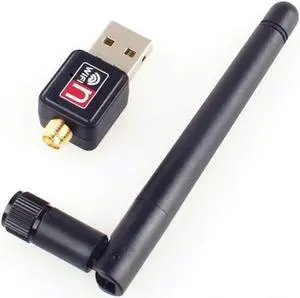 AC600 Mbps Dual Band 2.4/5Ghz Wireless USB WiFi Network Adapter w/Antenna 802.11