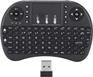 Wireless Keyboard, 2.4G Mini Flying Mouse Wireless Keyboard with Touchpad Portable Handheld Android Keyboard Gamepad for Android Smart TV Box Media Mini TV PC