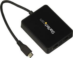 StarTech.com USB-C to Dual Gigabit Ethernet Adapter with USB 3.0 (Type-A) Port - USB Type-C Gigabit Network Adapter (US1GC301AU2R)