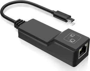 2.5GbE USB C to Ethernet Adapter NBASE-T NIC - USB 3.0 Type C 2.5/1 Gigabit/100 Mbps Multi Speed Network/USB 3.1 Laptop to RJ45/LAN