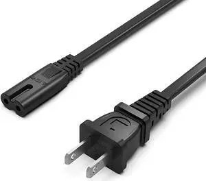 AC Charger Cable Fit for Universal 2 Prong Power Cord (See The Detail Page for More Information)