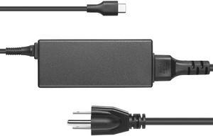 USB C Laptop Charger 45 watt, for Samsung Chromebook Plus Pro V2 XE513C24 XE510C24 XE520QAB XE521QAB XE525QBB XE310XBA XE350XBA More Lenovo Hp Dell Acer Type-C Laptop AC Power Cord