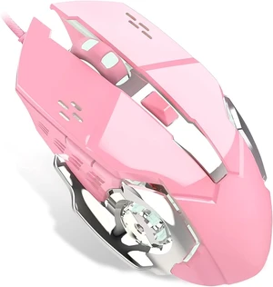 Basaltech Wired Computer Gaming Mice, 6 Buttons for Desktop Laptop Mac PC Gaming Mouse, 4 Levels DPI 800-1600-2400-3200 with 4 Colors RGB Backlit, Ergonomic Design for Professional Gamers Use Basaltech Wired Computer Gaming Mice, 6 Buttons for Desktop Laptop Mac PC Gaming Mouse, 4 Levels DPI 800-1600-2400-3200 with 4 Colors RGB Backlit, Ergonomic Design for Professional Gamers Use