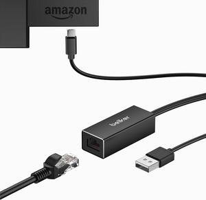  Weixinke Ethernet Adapter for Fire TV Stick (2nd GEN), All-New Fire  TV (2017), Chromecast Ultra / 2/1 / Audio, Google Home Mini, USB A to RJ45  100Mbps Network Adapter with Power