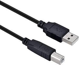 USB Printer Cable 10 Feet Cord Compatible with Epson EcoTank ET-2760 ET-2750 ET-2720 ET-4760 Expression XP-4100 XP-6000 XP-420 Workforce Pro WF-4730 WF-2830 WF-3720 WF-3730 WF-7710 WF-3640A WF-2750