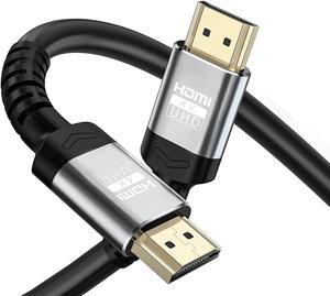 4K HDMI 100 Ft Cable with Built-in Signal Booster | HDMI 2.0 High Speed Unidirectional Cables 4K@60Hz 2K 1080P 3D ARC Ethernet Cord | for UHD TV Monitor Laptop Xbox PS4 (30.5m)