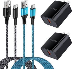 Android Phone USB C Type C Fast Charger Compatible for Motorola G9 G8 G7 Power/Edge 5G UW/Edge/G Play/G Power/G Stylus 2024 2023/One 5G UW ace/G Pure/X4 Z Z2 Z3 Z4,Fast Wall Plug C Type Charging Cable