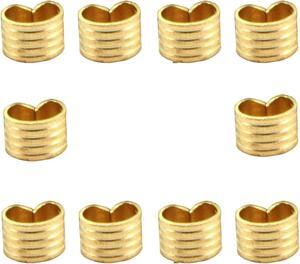 10pcs Copper Buckle Wire Cable Connector Wire Cable Terminal Lightweight Compact Terminal Accessory for 3D Printer Parts (Copper Buckle)