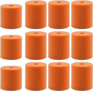 3D Printer Heat Bed Leveling Parts,Silicone Column Solid Mounts,Leveling Spring Replacement Part (12 Pack)