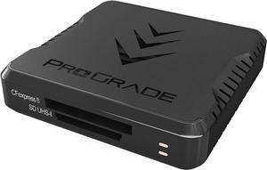 Type B and SD UHS-II Dual-Slot Memory Card Reader by ProGrade Digital | USB 3.2 Gen 2 for Professional Filmmakers, Photographers & Content Creators