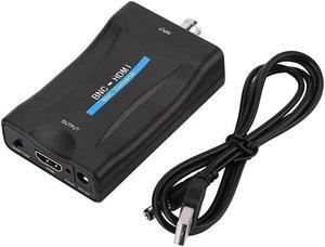 BNC to HDMI Video Converter Box,BNC Adapter with Audio for Security Cameras DVRs Supports 720P/1080P Output