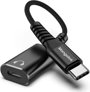 USB C to Lightning Adapter Lightning Female to USB C Male Audio Adapter MFi Certified Headphone Cable Converter for iPhone 15 iPad MacBook Type C Phone (Not Support Charging Data Transfer)