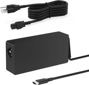 New 65W USB C Type C AC Adapter Charger Compatible with HP Chromebook 14 14A G5 13 X360 14-ca061dx 14-ca052wm 14-ca051wm 14-ca020nr 14-ca043cl HP Spectre X360 13 Elite X2 Laptop Power AC Adapter Cord