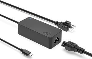 65W USB C AC Adapter Charger Fit for Samsung Notebook 9 Pen Pro NP930SBE NP930MBE NP950SBE, Series 7 Spin NP750QUA-K01US NP750QUB Type C Laptop Power Supply Cord