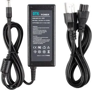 DTK 60W 19V 3.16A AC Laptop Adapter Charger for Samsung RV510 RV515 RV520 S3510 S3511 S3710 Power Cord Note: Connector Size: 5.5 X 3.0mm