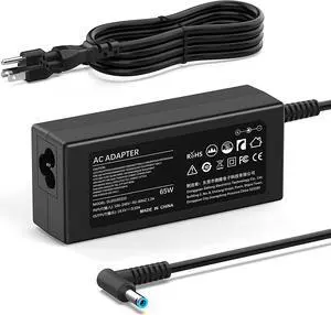 19.5V Laptop Charger for HP Chromebook 14 11 G3 G4 X360, Stream X360 Pavilion, Envy Spectre, Elitebook 850-G3 840-G3 820-G3 741727-001 Notebook Adapter Power Supply Cord