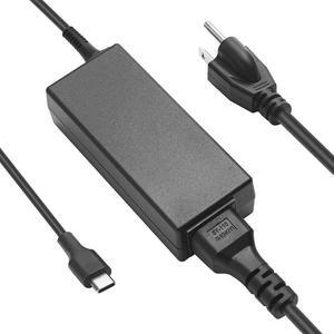 USB C Laptop Charger 45W, for Asus Chromebook C101PA C101P C101 C213SA C213S C214 C223NA C302CA C302C C523NA C523N C223N C423N More Lenovo Hp Dell Acer Type-C Laptop AC Adapter Power Cord