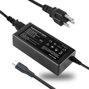 45W USB C Type C Charger for HP Chromebook x360 Charger 11 14 15 Series 15-de0518wm 14-ca02inr 14-ca051wm 14a-na0023cl 14b-ca0013dx 14c-ca0053dx 11a-nb0013dx Laptop Computer PC AC Adapter Power Cord