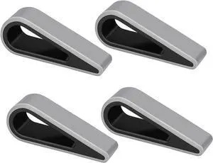 Universal Laptop/Computer Keyboard Stands [4 Pack] Rubber Tilting Wedge Riser Holder for Desk Ultra Compact Portable Ventilated Stand & Elevated Feet for Notebook Keyboard - Black