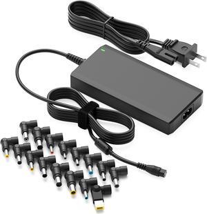 70W Slim Universal Laptop Power Adapter Charger for Acer Asus Toshiba Dell Lenovo IBM HP Compaq Samsung Sony Gateway Fujitsu Ultrabooks Power Supply Cord W/DC 15v 16v 18.5v 19v 19.5v 20volt Output