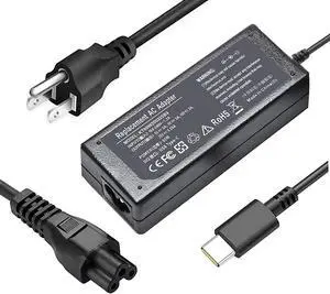 65W USB Type C AC Charger DA65NM190 for Dell Chromebook 3100 3300 3500 5190 2 in 1 Power Supply Adapter Cord