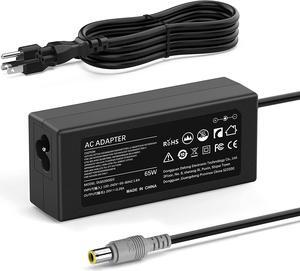 65W 3.25A AC Adapter Laptop Charger for Lenovo Thinkpad T400 T410 T420 T420s T500 T520 T530 E545 T61 X140e X230; X220 X230t X300 X60 S230u T400 T410 T420 T420s T500 SL5 Power Supply Cord
