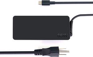 Laptop USB C Charger for  ThinkPad 65 Watt 20V 3.25A Type-C USB AC Adapter ADLX65YDC2A ThinkPad X280 X380 X390 L390 E480 E580 E590 E495 T480 T480s T490 T490s x1 Carbon Power Adapter 4X20M26268
