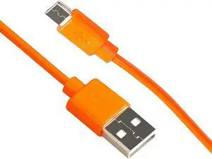 Replacement Fast Charging Charger Cable Power Cord Wire Compatible for Ring Enabled Video Doorbell (2020 Release) 2/3/3 Plus/4 Doorbell Pro/Plus and Camera Battery Charging Cable (3.3ft Orange)