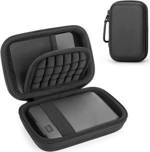 YINKE External Hard Drives HDD Carrying Case for /WD Elements/Toshiba Canvio Basics/WD My Passport Portable Travel Case Protective Cover Storage Bag