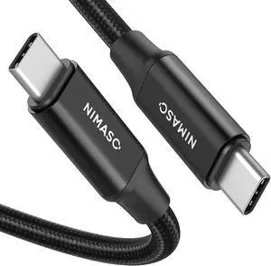 6FT USB C 3.1 Gen 2 Cable 10Gbps Data Transfer USB C Video Monitor Cable 100W PD Fast Charging Cable Thunderbolt 3 Compatible with Oculus Quest MacBook Pro iPad Pro Galaxy S21 Google Pixel