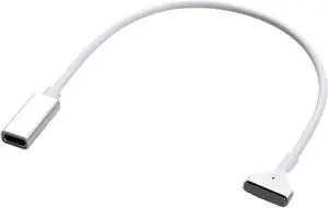 Charge Converter 85W Output USB C Female to Magnetic 2 T Tip Charging Cable Compatible with Mac Book (2012-2016) air 11 13/ Pro 13 15