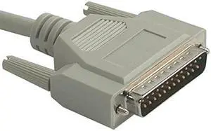 C2G 02801 DB25 Male to Centronics 36 Male Parallel Printer Cable, Beige (15 Feet, 4.57 Meters)