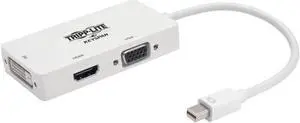 Tripp Lite 3-in-1 Mini DisplayPort to VGA/DVI/HDMI Adapter Tripp Lite 3-in-1 Mini DisplayPort to VGA/DVI/HDMI Adapter