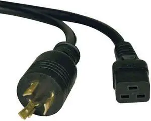 Heavy-Duty Power Cord for PDU and UPS 20A 12AWG (IEC-320-C19 to NEMA L6-20P) 14-ft.(P040-014)