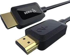8K HDMI Cable 15FT/5M 48Gbps High Speed HDMI 2.1 Cable 8K@60Hz 4K@120Hz/144Hz eARC HDR HDCP 2.2 & 2.3 Slim Fiber Optic Cable Compatible with HDTV/PS5/Blu-ray