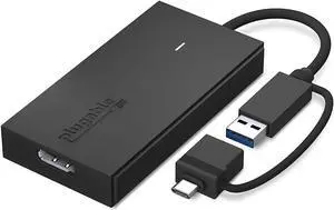 USB C to DisplayPort Adapter Universal Video Graphics Adapter for USB 3.0 and USB-C Macs and Windows Extend a DisplayPort Monitor up to 1080p@60Hz